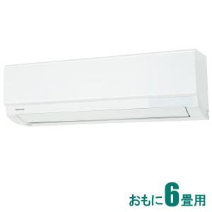 東芝 (2021年モデル)(標準工事セットエアコン) [6畳用] (冷房：6〜9畳/ 暖房：5〜6畳) H-Mシリーズ(ホワイト) RAS-H221M-W 返品種別A
