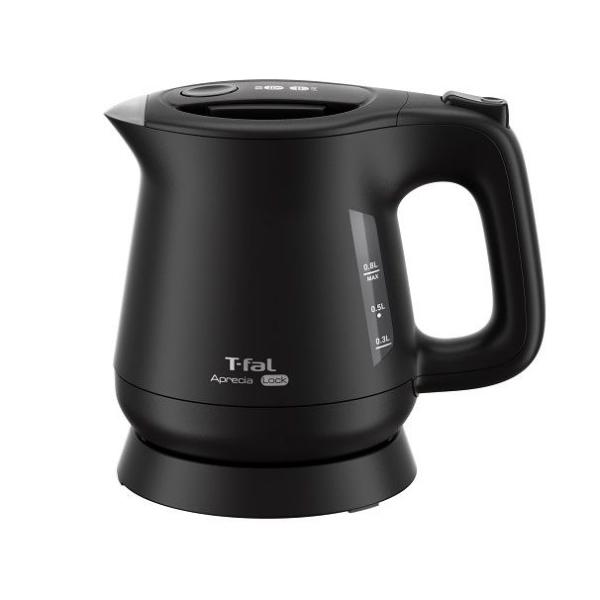 T-FAL (ティファール)電気ケトル 0.8L ブラック T-FAL アプレシア ロック KO64...