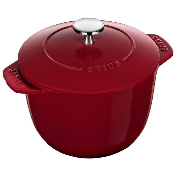 ストウブ (IH対応) 鋳物ホーロー鍋 (ボルドー) STAUB 40505-301 返品種別A