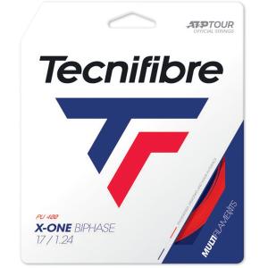 Tecnifibre(テクニファイバー) 硬式テニス用ストリング X-ONE BIPHASE 1.24(レッド・サイズ：12m) 返品種別A｜joshin