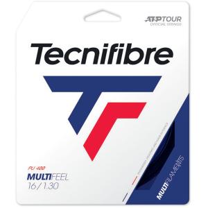 Tecnifibre 硬式テニス用ストリング MULTIFEEL 1.30 TCF-TFSG203-BK-1.3