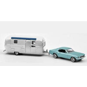 S=1/24FRANKLINMINTフランクリンミント1968年式 AirStreamTravelerエア
