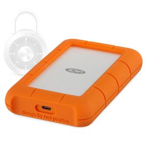 LaCie(ラシー) USB3.1(Gen1)対応 外付けハードディスク 2TB Rugged SECURE STFR2000403 返品種別A