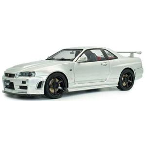 日産 ミニカー 1/43 スカイライン R34 GT-R スポーツカー ホワイト