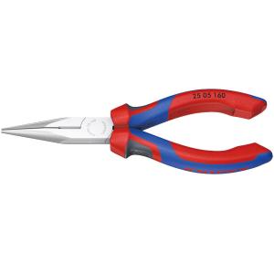 クニペックス カッター付き平丸型プライヤー 160mm KNIPEX ラジオペンチ 25 05 160 返品種別B
