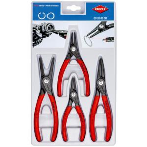 クニペックス 4本組 スナップリングプライヤー KNIPEX 00 20 03SB 返品種別B