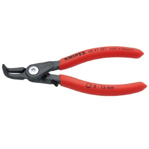 クニペックス 穴用精密スナップリングプライヤー 曲  130mm KNIPEX 48 41 J01