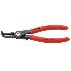 クニペックス 穴用精密スナップリングプライヤー 曲  165mm KNIPEX 48 41 J21