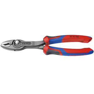 クニペックス スリップジョイントプライヤー ツイングリップ 全長200mm (台紙付き) KNIPEX 82 02 200 返品種別B｜Joshin web