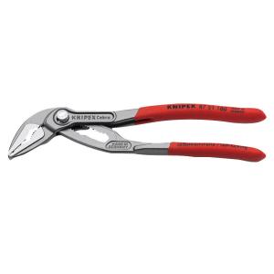 クニペックス コブラエクストラスリムウォーターポンププライヤー 全長180mm KNIPEX 87 51 180 返品種別B｜Joshin web