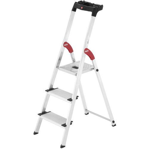 長谷川工業 上枠付踏台 L-80 3ステップ(17772) 3尺(他商品との同時購入不可)メーカー直...