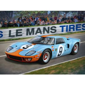 ドイツレベル 1/ 24 フォード GT40 ルマン1968(リミテッド エディション)(07696)プラモデル 返品種別B｜joshin