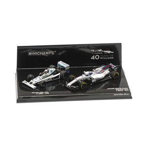 ミニチャンプス 1/ 43 ウィリアムズ F1 40周年記念 2台セット(412177840)ミニカー 返品種別B｜joshin
