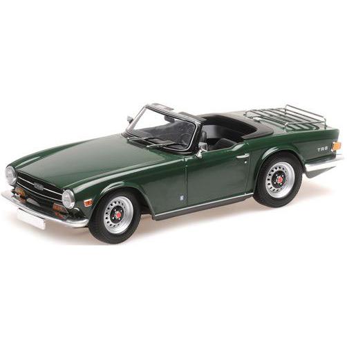 ミニチャンプス 1/ 18 トライアンフ TR6 1969 ダークグリーン (左ハンドル)(1551...