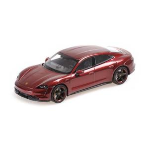 ミニチャンプス ポルシェ タイカン ターボS 2020 レッドメタリック （1