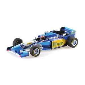ジャン・アレジ ライドオン ミハエル・シューマッハ ベネトン B195 ／ F1 ミニチャンプス 1/43 ベネトン ルノー B195 ミハエル シューマッハ