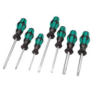 Wera 334SK/ 6 ドライバーセット 日本仕様 ラック付 344953 返品種別B