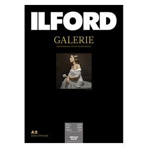 イルフォード インクジェット用紙 メタリックグロス 厚手 メタル調 A2 25枚 ILFORD GALERIE Metallic Gloss ギャラリー プロフォトペーパー 422118
