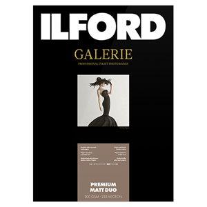 イルフォード インクジェット用紙 プレミアムマットデュオ 厚手 マット A4 50枚 ILFORD GALERIE Premium Matt Duo ギャラリー デュオペーパー 422151