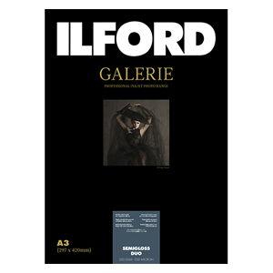 イルフォード インクジェット用紙 セミグロスデュオ 厚手 半光沢 微粒面質 A3 25枚 ILFORD GALERIE Semigloss Duo ギャラリー デュオペーパー 422141