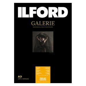 イルフォード インクジェット用紙 ファインアートスムース 厚手 スムースマット面質 A3 25枚 ILFORD GALERIE ART SMOOTH 200 422160