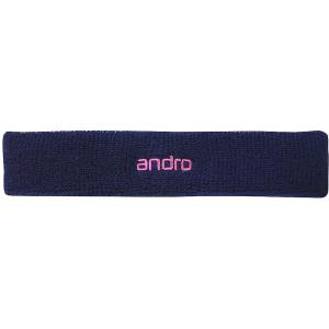 andro(アンドロ) アンドロヘッドバンド(ネイビー×ピンク) ／3日〜8日で出荷／ 返品種別A