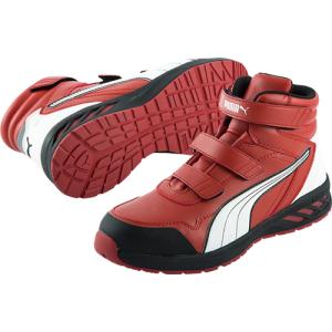 プーマ JAPAN ATHLETIC Rider 2.0 Red Mid 25.0cm JSAA規格 A種 PUMA SAFETY 63.354.0-RED-25.0 返品種別B｜joshin