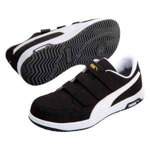 プーマ HERITAGE Airtwist 2.0 Black Low H＆L 26.0cm JSAA規格 A種 静電気帯電防止 PUMA SAFETY 64.205.0-BK-26.0 返品種別B｜joshin