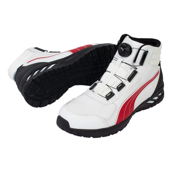 プーマ JAPAN ATHLETIC RIDER 2.0 DISC MID ホワイト×レッド 26....