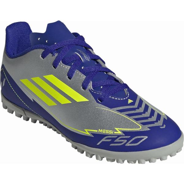 アディダス キッズ F50 CLUB メッシ TF /  ターフ用 トレーニングシューズ (ソーラー...