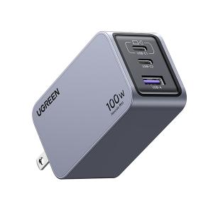 UGREEN(ユーグリーン) PD対応 Nexode Pro 急速充電器 100W 3ポート (USB-C×2ポート、USB-A×1ポート) 25873 返品種別A｜joshin