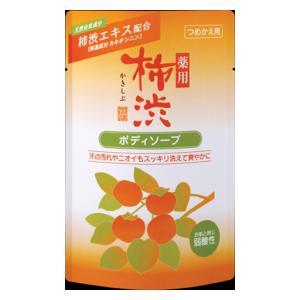 薬用柿渋ボディソープ つめかえ用 350ml 熊野油脂 返品種別A｜joshin