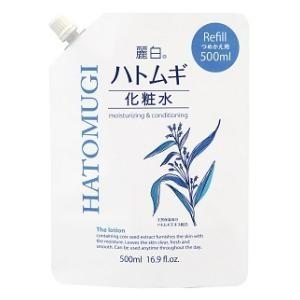 麗白 ハトムギ化粧水 詰替 500ml 熊野油脂 返品種別A