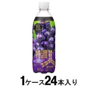 三ツ矢 特濃 グレープスカッシュ 500ml(1ケース24本入) アサヒ飲料 返品種別B｜joshin