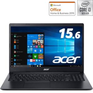 Acer 15.6型ノートパソコン Aspire 3シェールブラック A315-56-N38U/ KJF