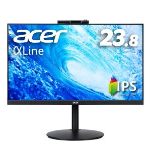 Acer 23.8型 液晶ディスプレイ フルHD IPS 非光沢 高さ調整 フルHD webカメラ搭載 AlphaLine CB242YDbmiprcx