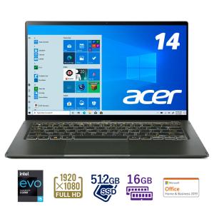 Acer 14.0型ノートパソコン Acer Swift 5 ミストグリーン SF514-55T-H56Y/ GF