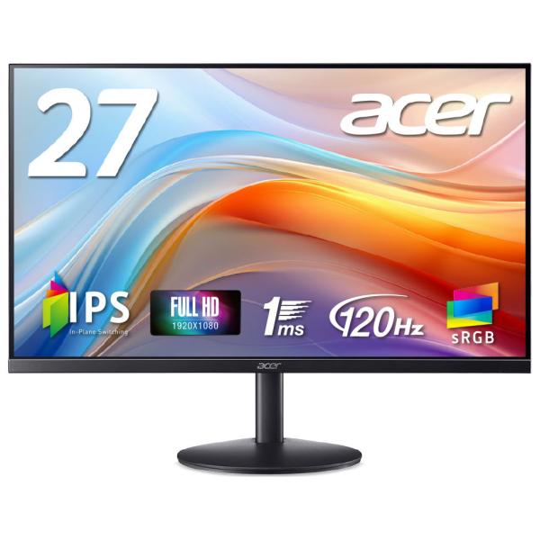 Acer｜エイサー ゲーミング液晶ディスプレイ(27型/ IPS/ FullHD 1920×1080...