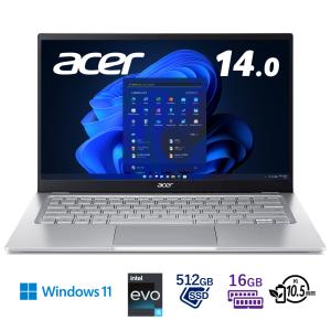 Acer 14.0型ノートパソコン Swift 3 ピュアシルバー SF314-512-A56Y/ S