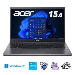 Acer 15.6型 ノートパソコン Aspire 5 スチールグレイ A515-57-A38U/ SF