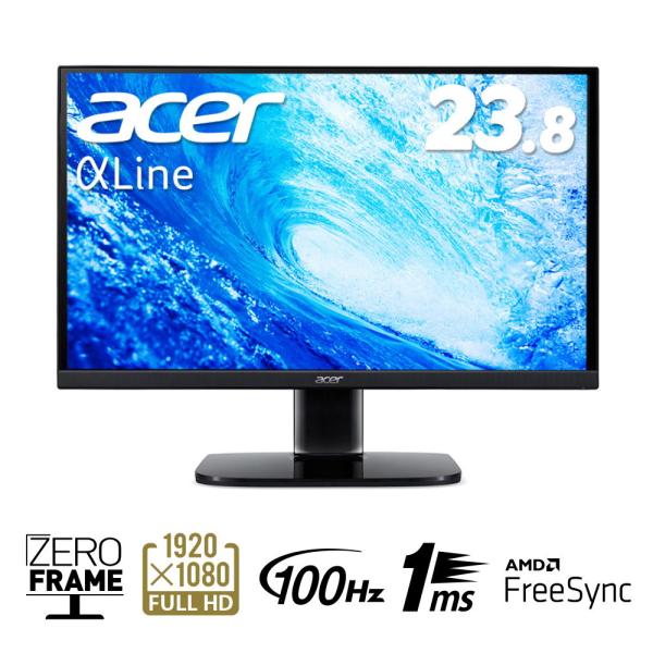 Acer(エイサー) 23.8型 液晶ディスプレイ KA240YHbmix 返品種別A