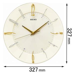 SEIKO（セイコー） 掛け時計 壁掛け RX211B チャイム＆ストライク 電波