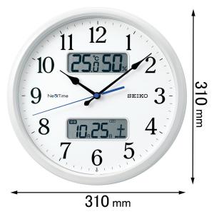 セイコー 電波掛け時計 NexTime ZS-251-W