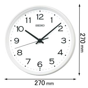 SEIKO（セイコー） 掛け時計 壁掛け GP219W 教室の時計 衛星電波時計