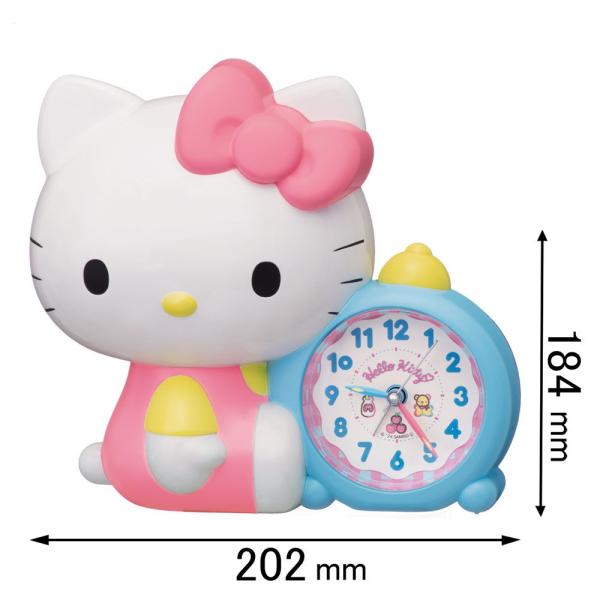セイコー 目覚まし時計ハローキティ おしゃべり目覚まし時計 JF-386-A 返品種別A