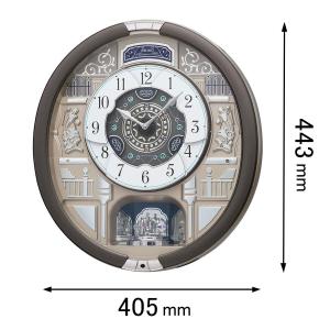 CITIZEN シチズン リズム時計 掛け時計 スモールワールドノエルM 電波