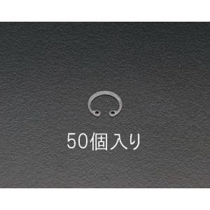 エスコ 13mm 穴用スナップリング(バネ鋼製/ 50個) ESCO EA949DB-13 返品種別B｜joshin