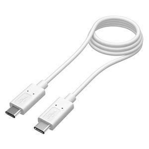 多摩電子 USB2.0 Type-Cケーブル 1.2m(ホワイト) AxinG TH28CC12W ...