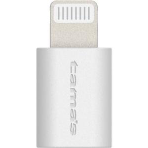 多摩電子 microUSB-Lightning 変換アダプタ(ホワイト) TH296LSW 返品種別...