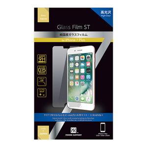 パワーサポート iPhone8 Plus /  7Plus用 ガラスフィルム Glass Film ST 高光沢 PBK-03 返品種別A｜joshin